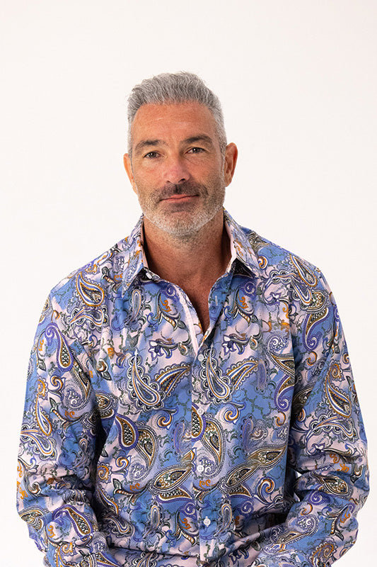 WALKDEN Long Sleeve Shirt Sky