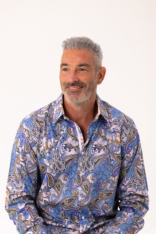 WALKDEN Long Sleeve Shirt Sky